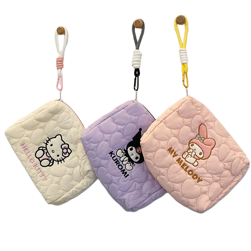 

Новая портативная дорожная косметичка MINISO Sanrio Kuromi Melody большой емкости сумка для хранения Hello Kitty подарок для девушек