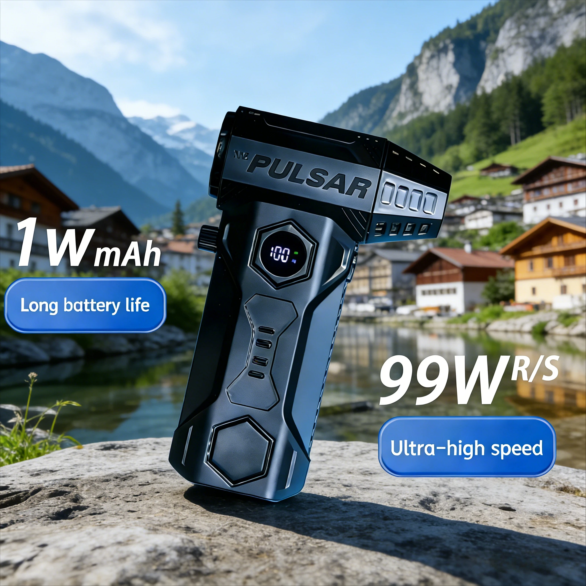 

X11 Pro Max 10000 мАч 990000 об/мин 75 м/с | Бесщеточный турбовентилятор-воздуходувка для мощной очистки от пыли