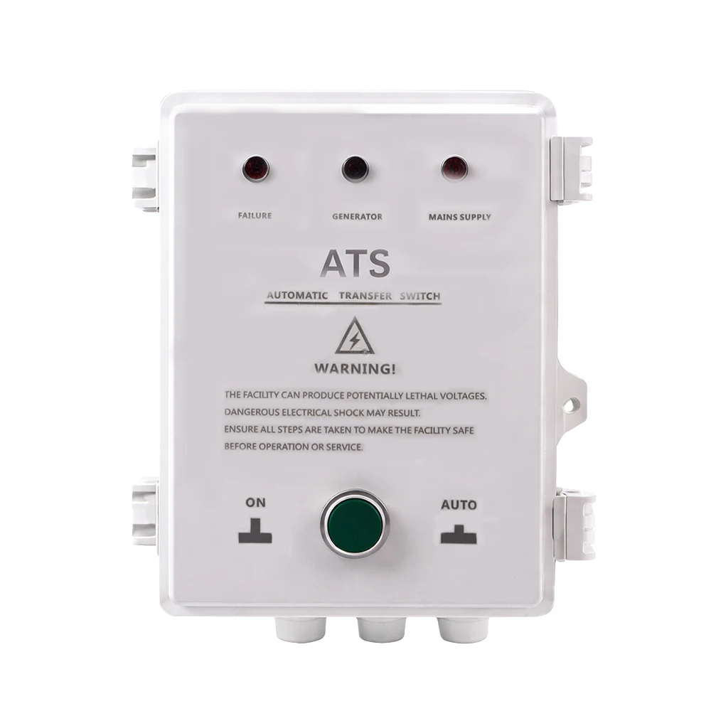10KWGasoline Diesel Engine ATS Control Box Auto Start Controller Single Phase 220V Three Phase 380V 5 pin 6 pin Generator Parts