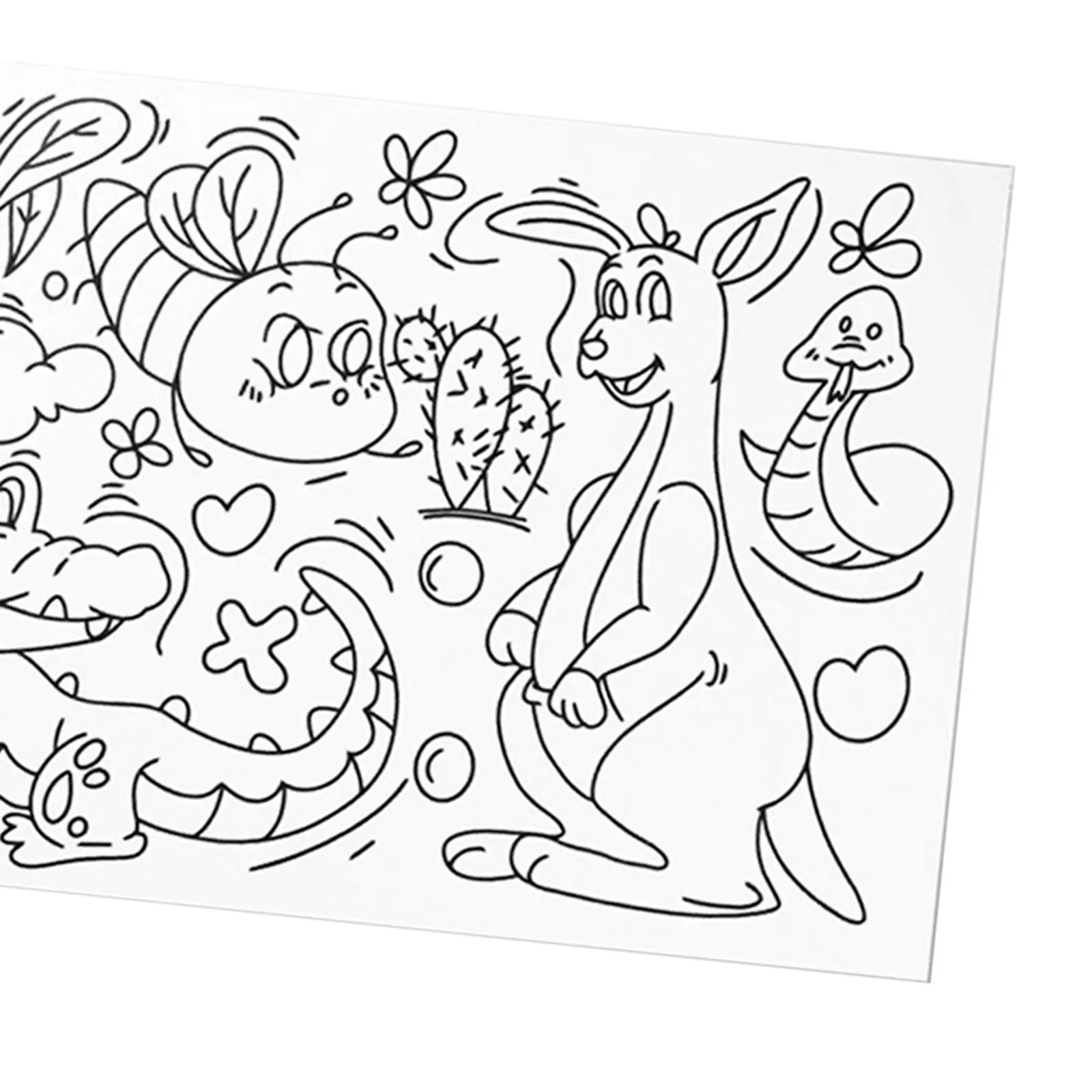 Children Coloring Paper Roll DIY Coloring Drawing Paper Coloring Poster Art Supplies