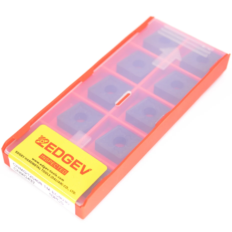 Imagem -05 - Brocas de Carboneto Cnmg120404 Cnmg120408 Cnmg 120404 Cnmg 120408 Ferramentas de Giro Externo Cnc para Aço com 10 Peças