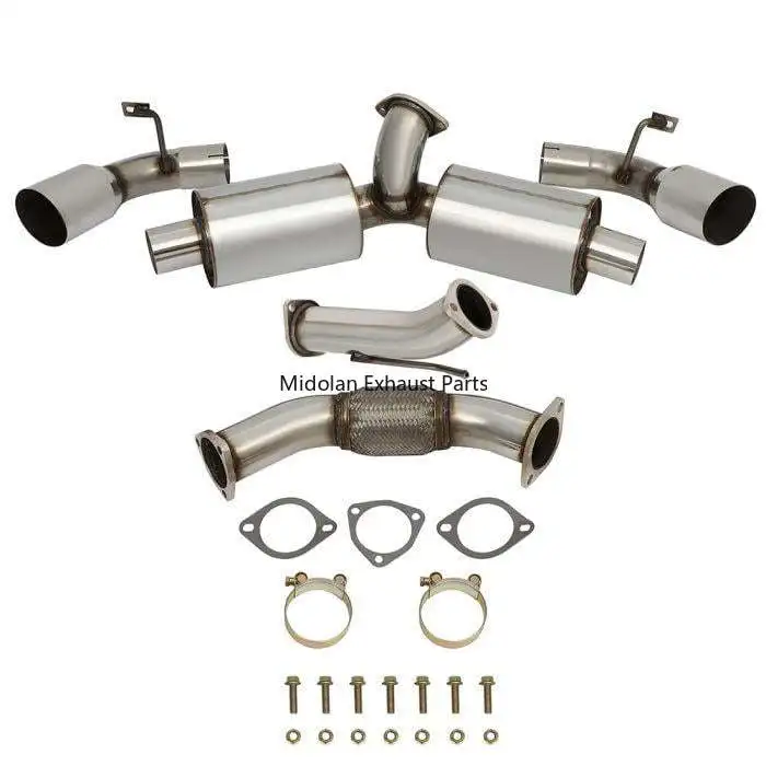 Muffler Catback Exhaust System For 1991-1995 Toyota MR2 2.0L 4.5