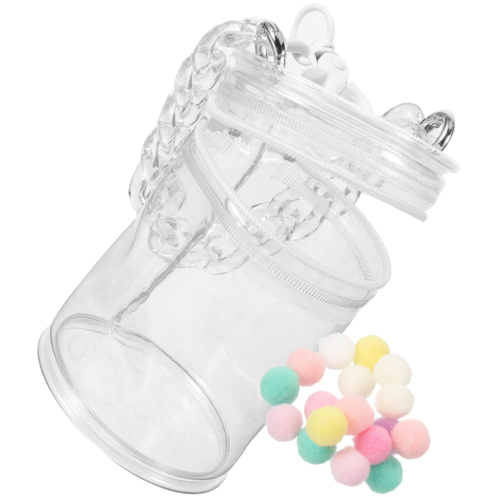 Baby Zipper Transparent Lipstick Bag Dust-proof Walk Mini Toys White Bags Clear Case Holder Carrier Pvc Travel Model