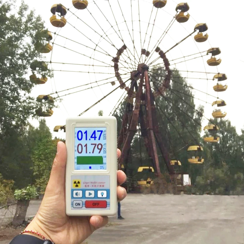 Marmor-Strahlungsdetektor, BR-6 Geigerzähler Persönliches Dosimeter, LCD Röntgen Beta Gamma Radioaktivitätsmessgerät – Detail 4