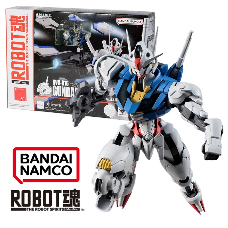 

Bandai THE ROBOT SPIRITS 1/144 XVX-016 GUNDAM AERIAL Model Kit Anime Action Fighter Figure Finished Toy Gift for Children