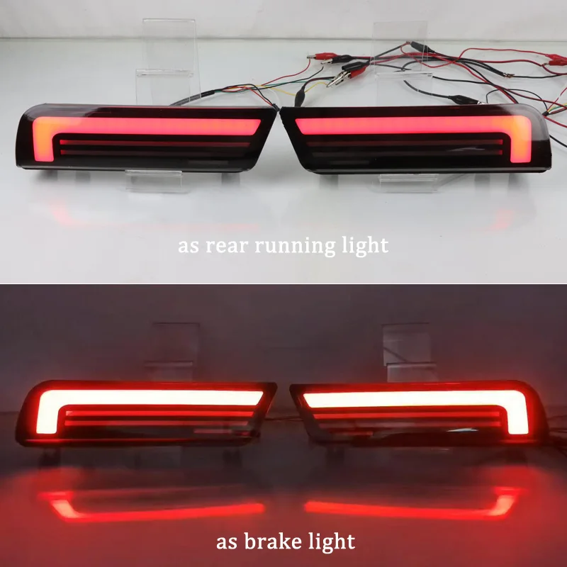 Rear Fog Lamp For Suzuki Alto 2016 - 2022 4-in-1 Functions LED Rear Bumper Light + Brake Light + Turn Signal + Reverse Light