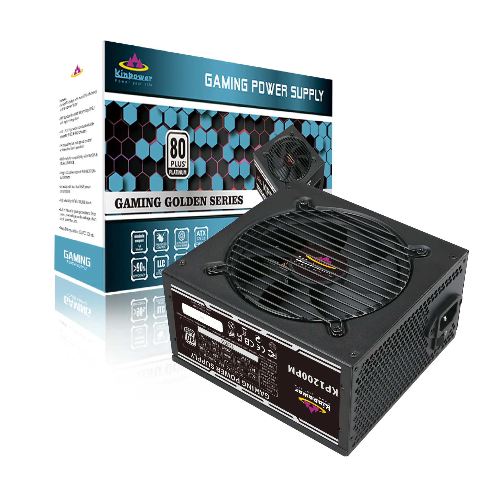 

OEM/ODM 1200W Atx Pc Power Supply 80 Plus Platinum Pc Psu PCIE 5.0 Power Supply For Pc