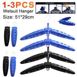 Foldable Wetsuit Hanger Diving Surf Drysuit Outdoor Travel Swimwear Hanger Stand Surf Drysuit Diving Suit Thickened Drying Rack