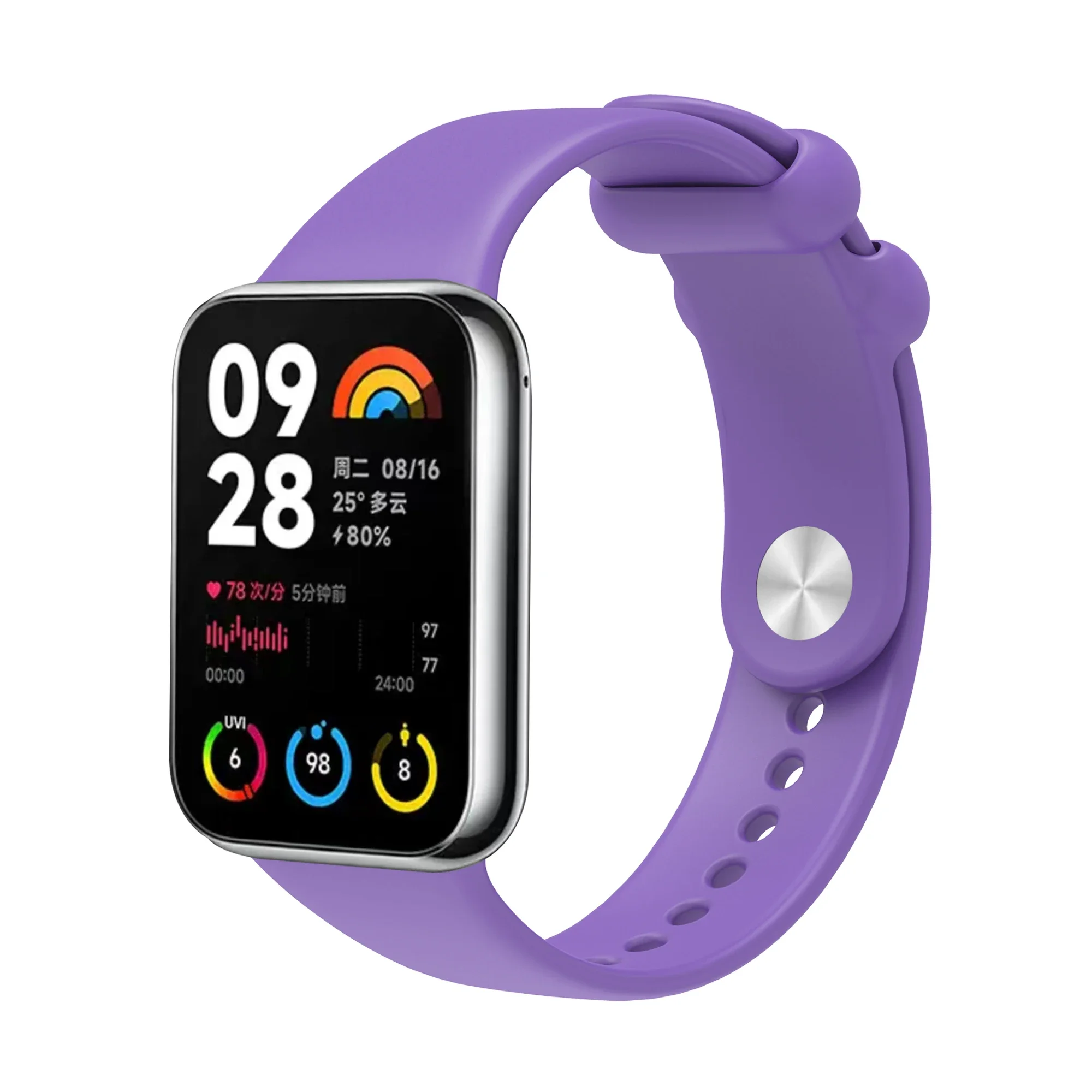 สายซิลิโคนสําหรับ Xiaomi Miband 9 Pro/8 Pro สําหรับ Redmi นาฬิกา 5/4 SmartWatch สร้อยข้อมือสายรัดข้อมือ Miband 8/9 pro Correa