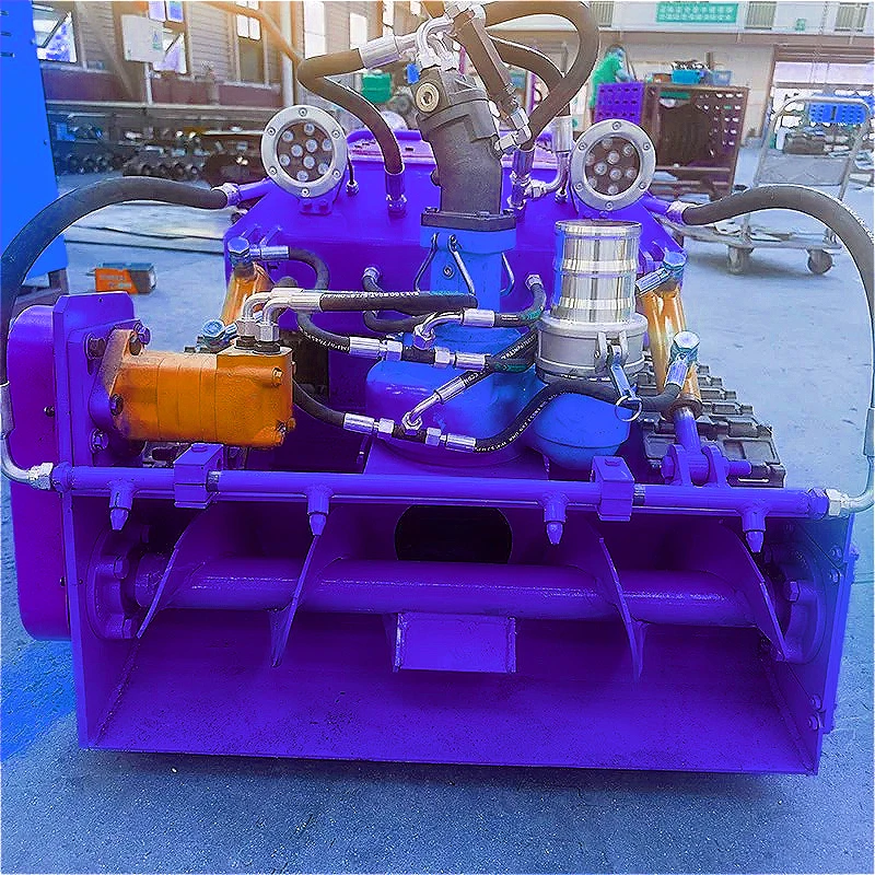 China Supplier Mud Cleaning Robot Remote Operated Amphibious Crawler Dredging Cleaner Robot for Sewer Sludge Suction and Cleanup