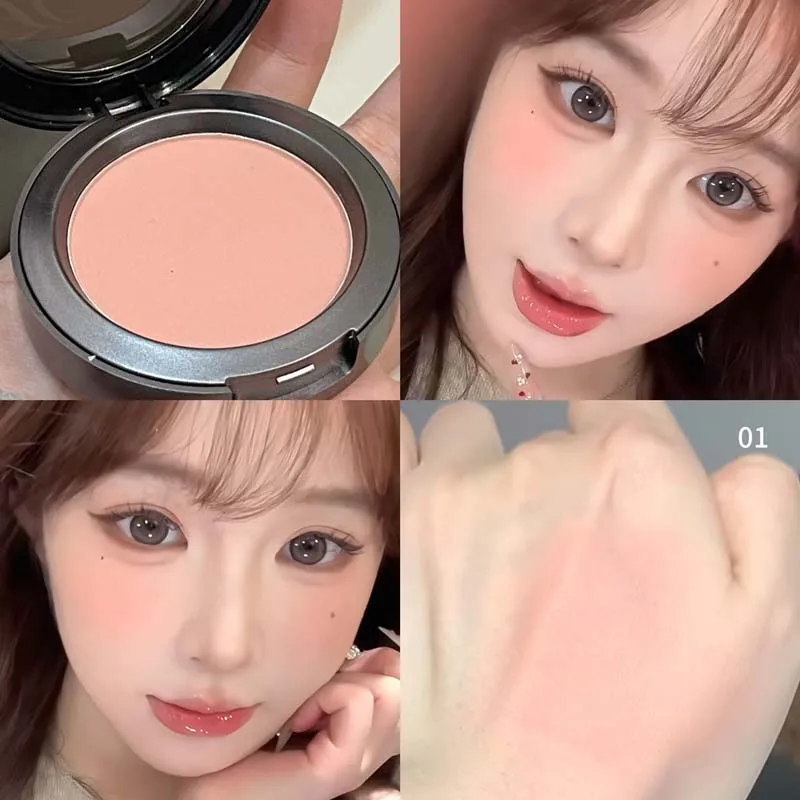 Herorange Einzel-Rouge mit Niedriger Farbintensität, Matter Finish, Doppelfunktion als Rouge und Kontur für Tägliches Make-up ohne Schminke
