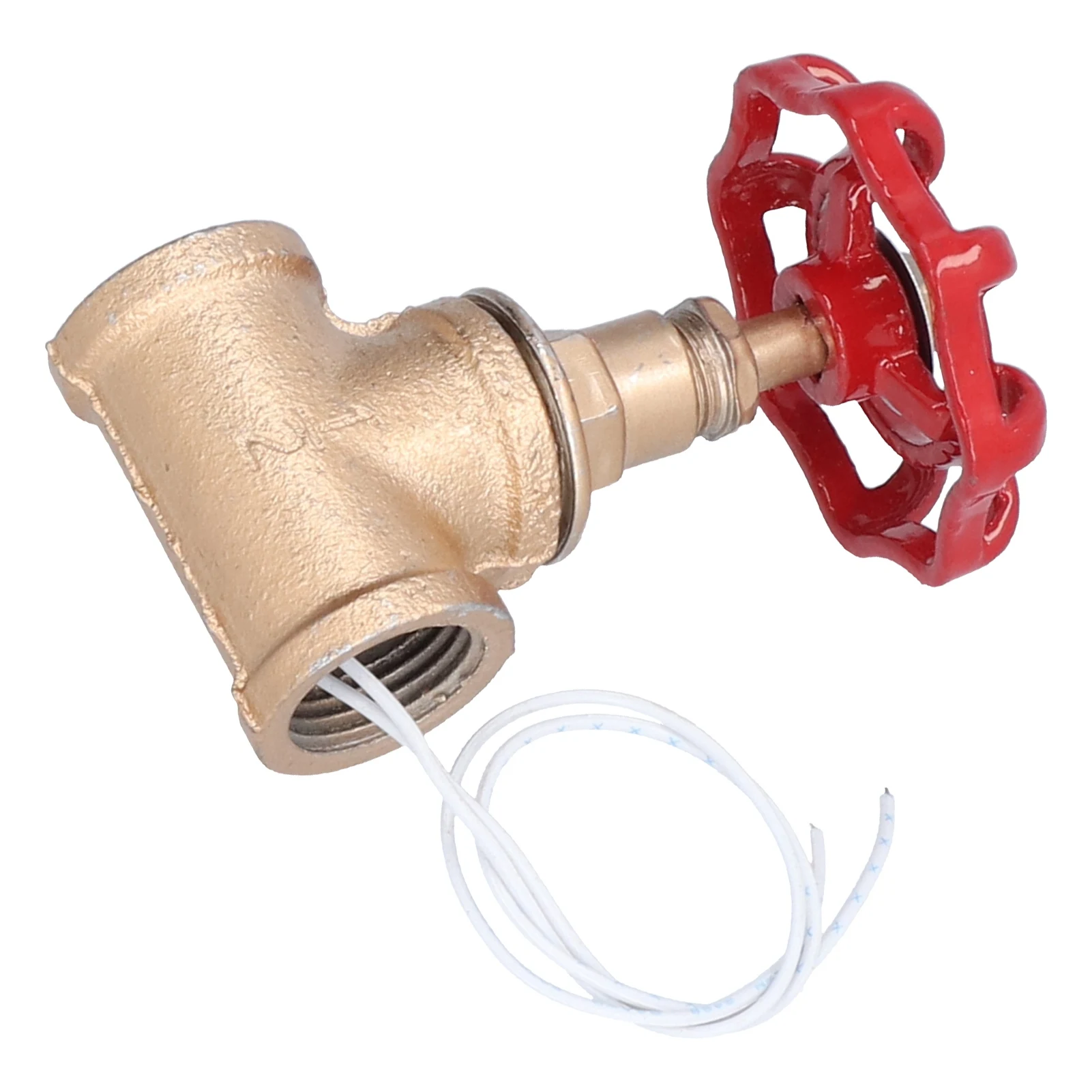 Vintage Steampunk 1/2in Stop Valve Tee Industrial Light  with Wire for Pipe Light Fixtures Water Pipe Lamp Stop Valve