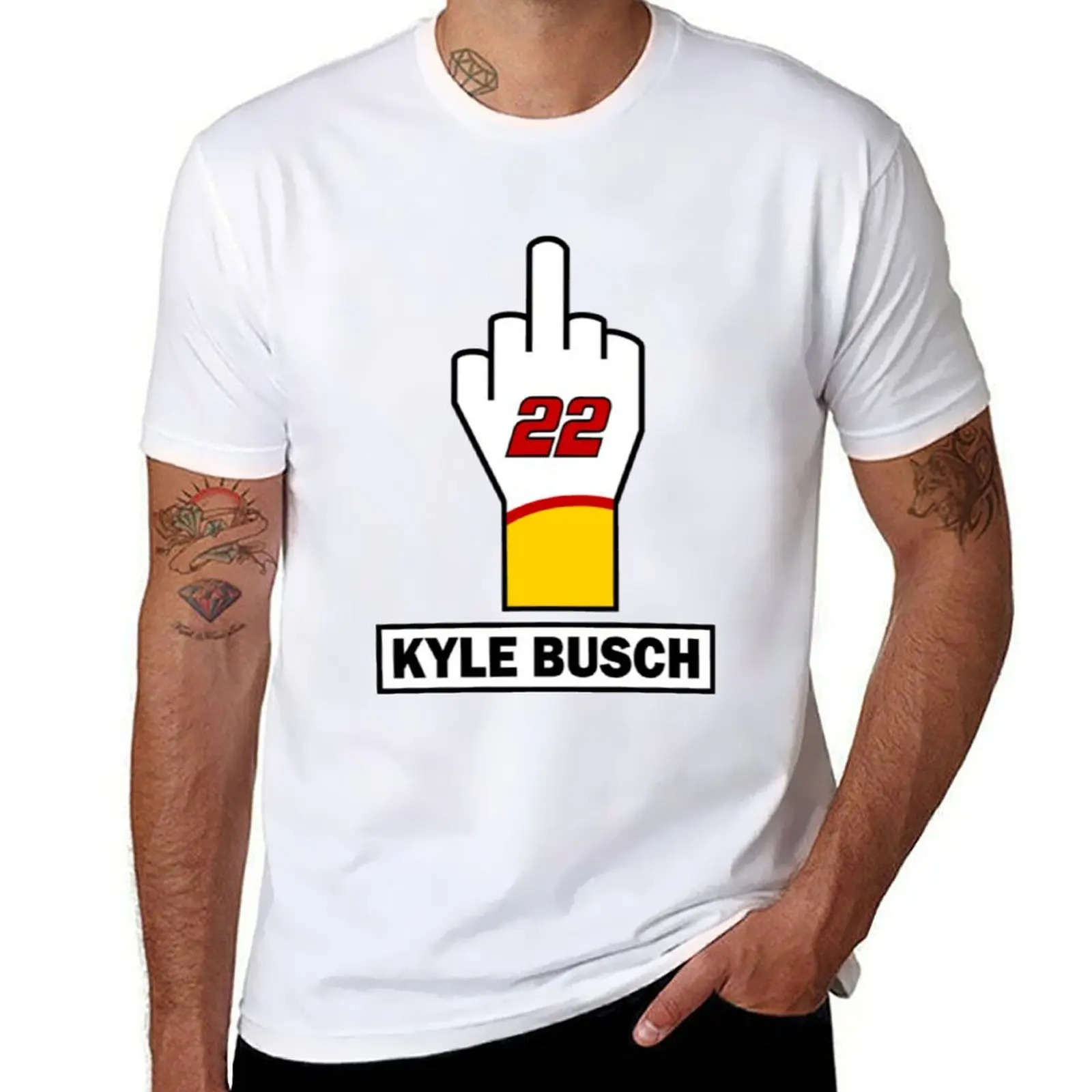 

Joey Logano T-Shirt men t shirt cotton 100% anime tshirt T-Shirt