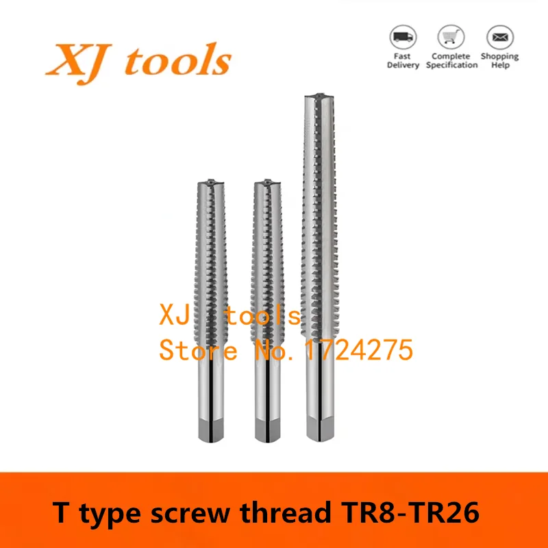 

1 шт. TR8 TR10 TR12 TR14 TR16 TR18 TR20 TR22 TR24 T25 TR26 * 2/3/4/5 трапециевидная HSS правая левая резьба Tap.T тип резьба
