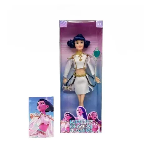 # @ # ￥. Kpop Demon Hunters Live-Action Figure Toy Set con canzone a tema Luci colorate Action Figures per fan Regali di compleanno per bambini