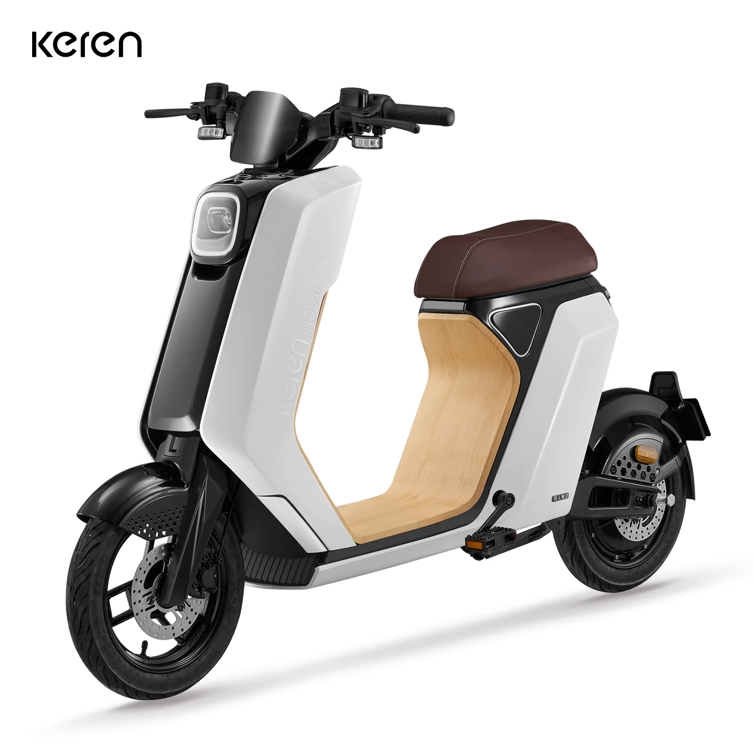Picture 4: Keren Hydraulic Shock Absorber Two Wheeler Motor Cycle 60V 24Ah Lithium Battery Electric-moped