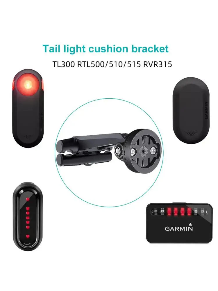 AliExpress Bicycle Saddle Rail Rear Light Bracket Shockproof Bike Tail Light Holder MTB Cycling Bike Lamp Stand for Garmin Varia Radar