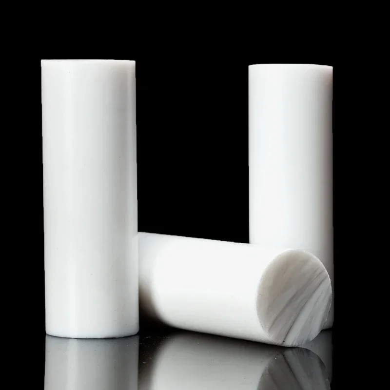 

5mm-10mm diameter White polytetrafluoroethylene bar environment-friendly non-toxic DIY PTFE plastic rod/ PTFE bar