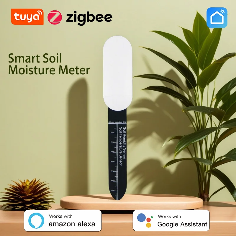 

Tuya Smart Zigbee тестер почвы измеритель температуры и влажности водонепроницаемый термогигрометр автоматизация сада детектор орошения