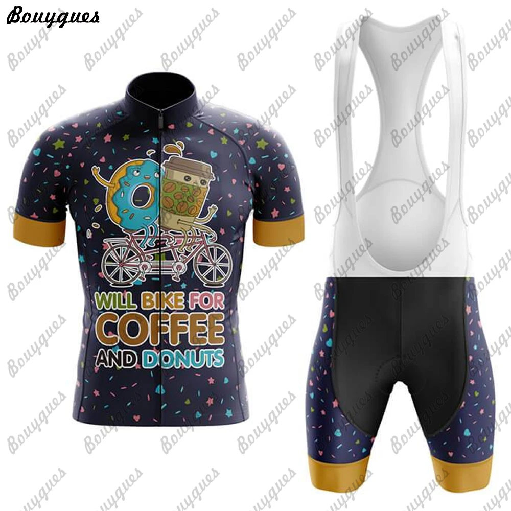 2023 NEW Cycling Jersey And Bib Shorts Set Men Short Sleeve Cycling Set Ciclismo Clothes Bike Clothing Sports Cycling