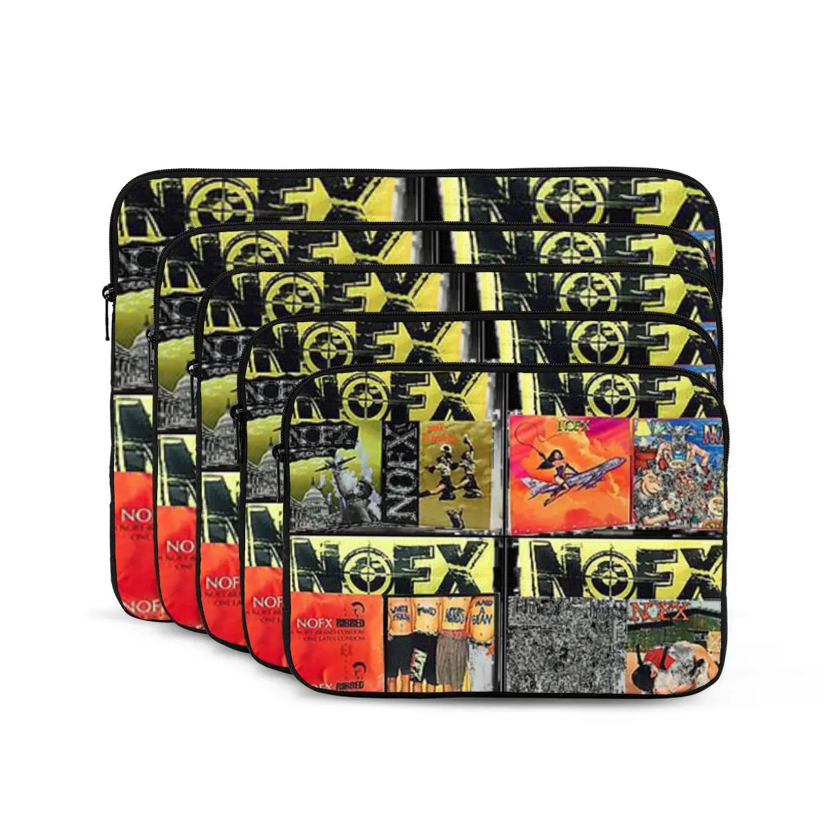 Nofx Band Final Tour Skull  Notebook Laptop Bag Case Pouch For Macbook Air Pro Tablet Shockproof Case Bag