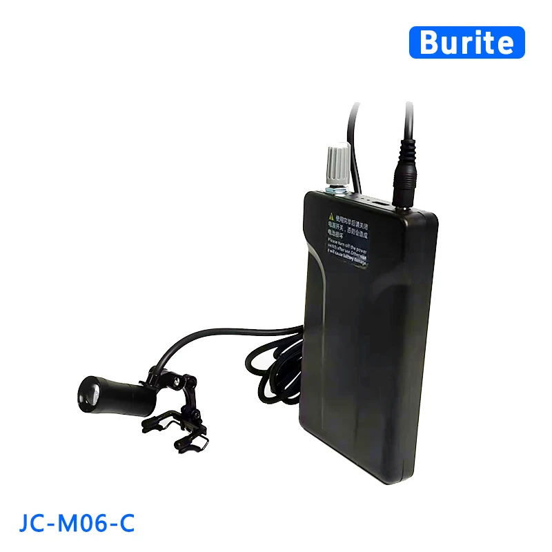 Burite 3W lampe frontale 30000lux avec filtre dentiste dentaire Loupes laboratoire utilisation ceinture Clip Style phares avec batterie 12 heures