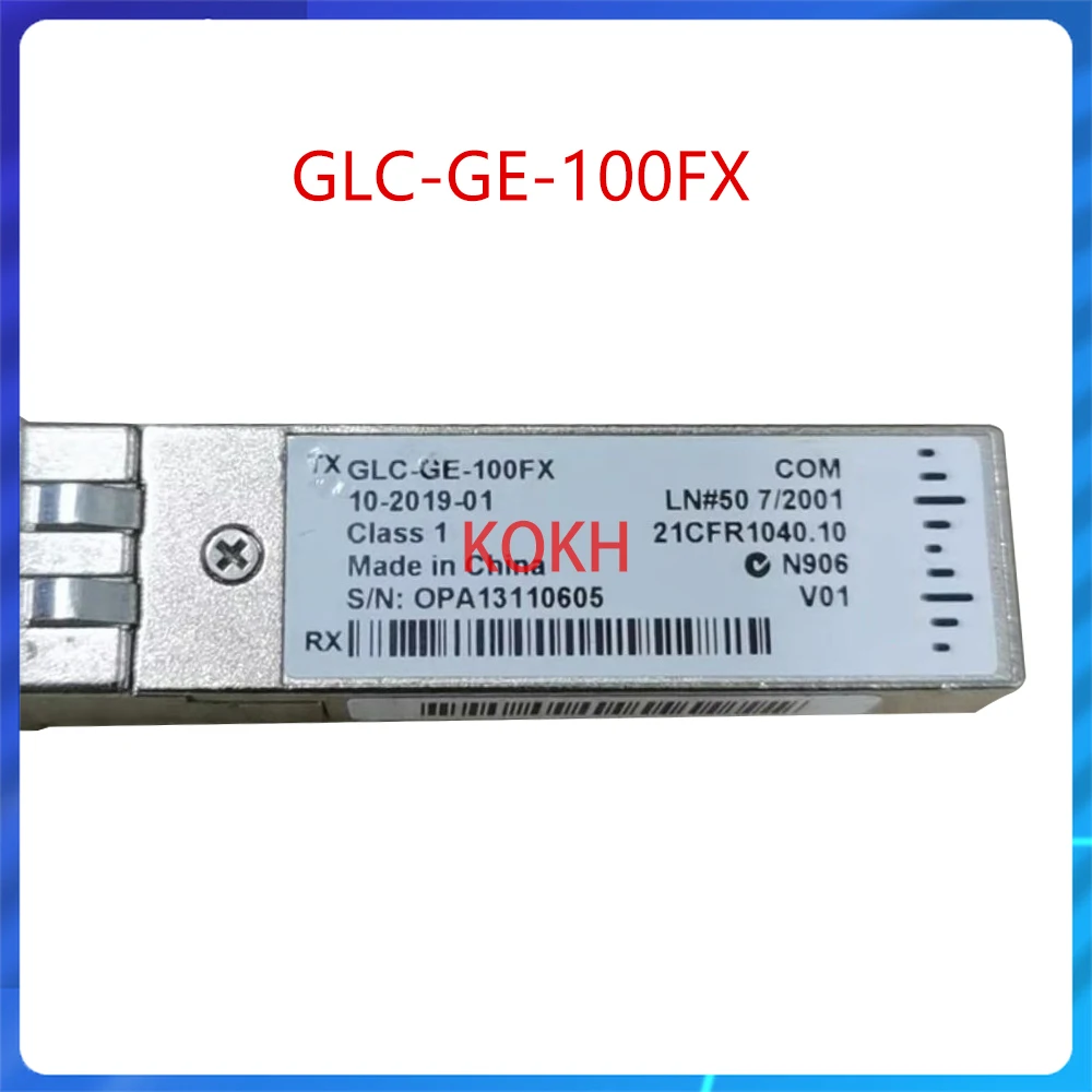 Módulo de fibra óptica Original usado, GLC-GE-100FX 100-Megabit, Ethernet SFP, completamente probado, 1YrWty TaxInv