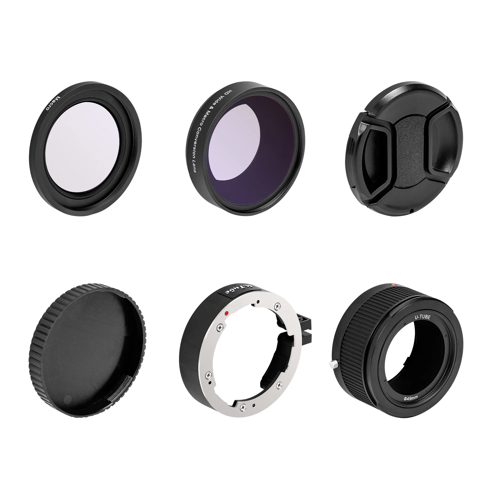 IBOOLO Camera Lens Kit for Sony ZV1 and Canon Camera Accessories with U Tube and Adapter
