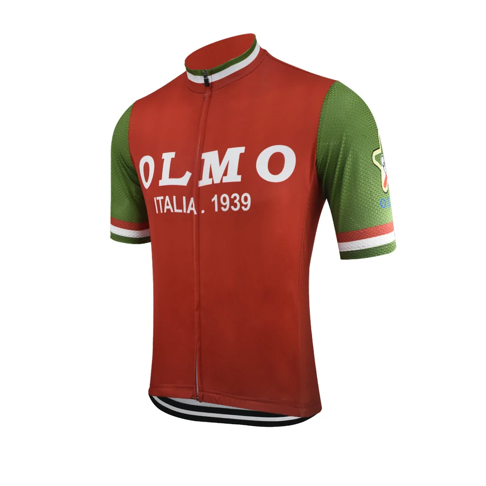 1939 ITALIA Men OLMO Retro Cycling Jersey Short Sleeves