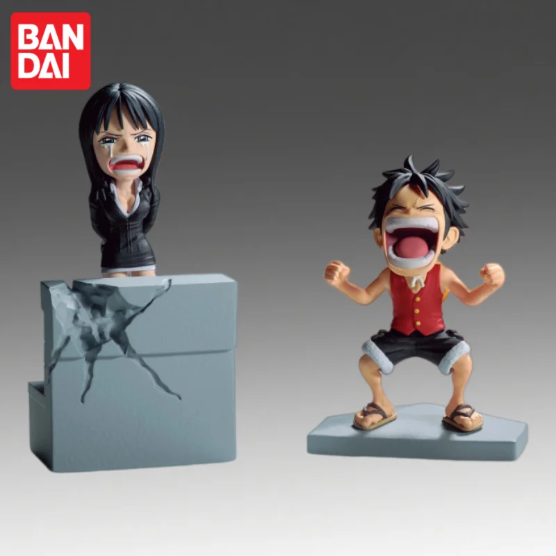 

In Stock Bandai Original Banpresto Wcf One Piece Luffy Robin Action Figure Model Doll Brand New Boxed Anime Characters Toys