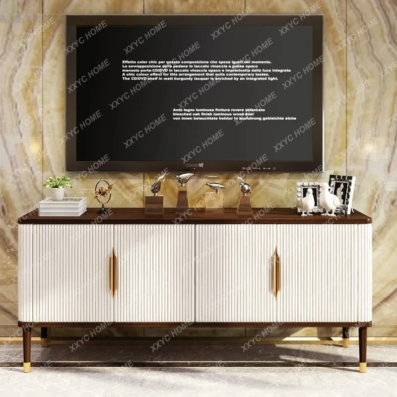 

Тумба-буфет LX в стиле лайт-люкс для столовой, комбинация мебели для гостиной, ретро-шкаф для хранения, постмодернистский шкаф для прихожей