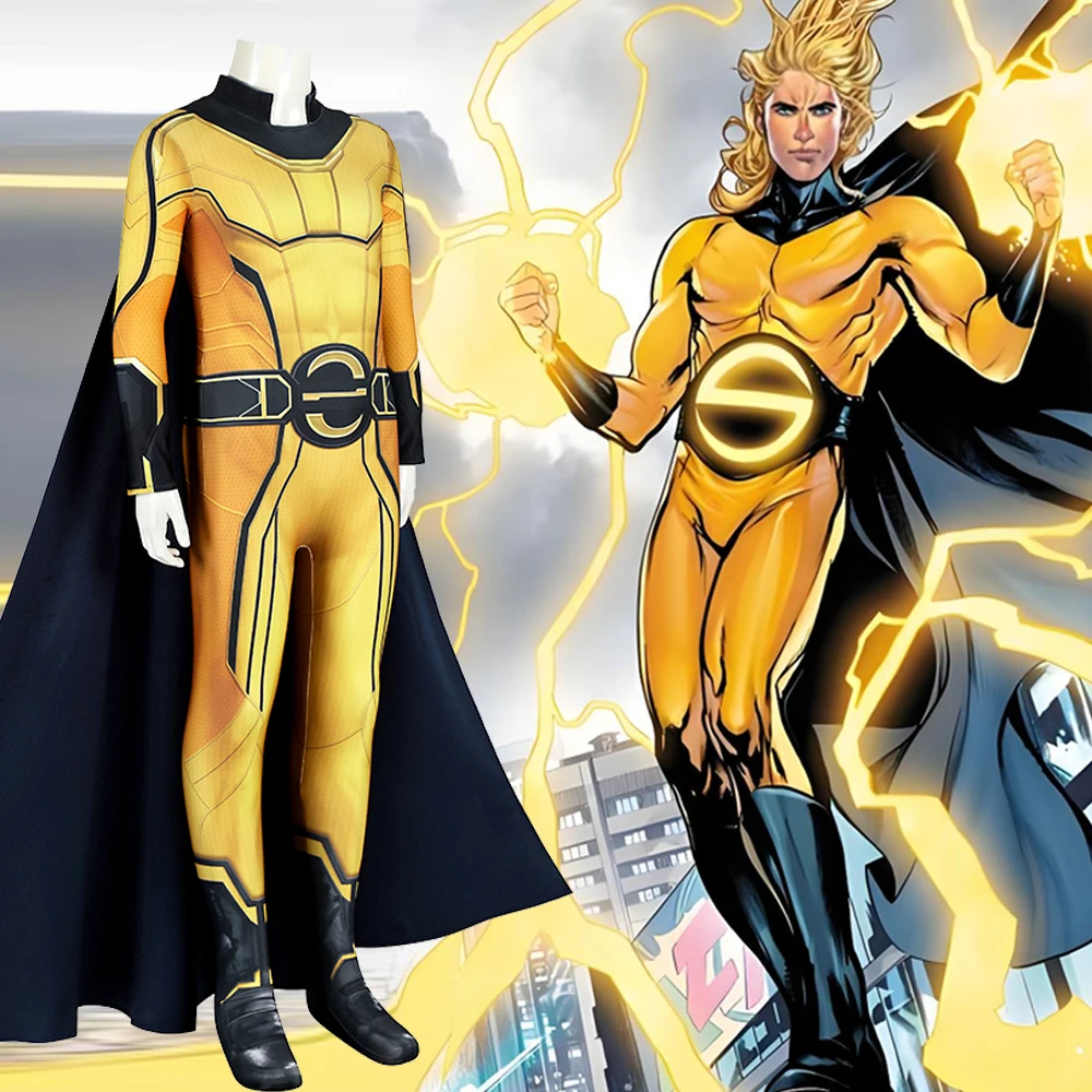 

Kids The Sentry Cosplay Sentry Robert Reynolds Cosume Cape Boys 3D Printed Spandex Cosplay Halloween Cosume Bodysuit Children