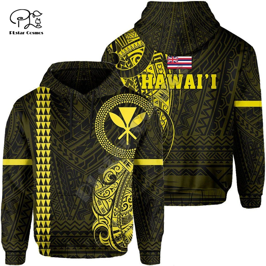 Sea Turtle Hibiscus Hawaii Polynesian Kanaka Retro Vintage Tattoo Tracksuit 3DPrint Streetwear Casual Harajuku Jacket Hoodies 10