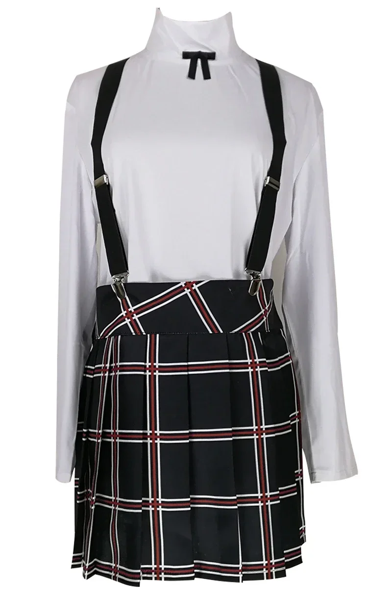 Vestido de Halloween Persona 5 Makoto Nijima Cosplay Trajes Mulheres Uniforme Escolar Para Mulheres Meninas Traje