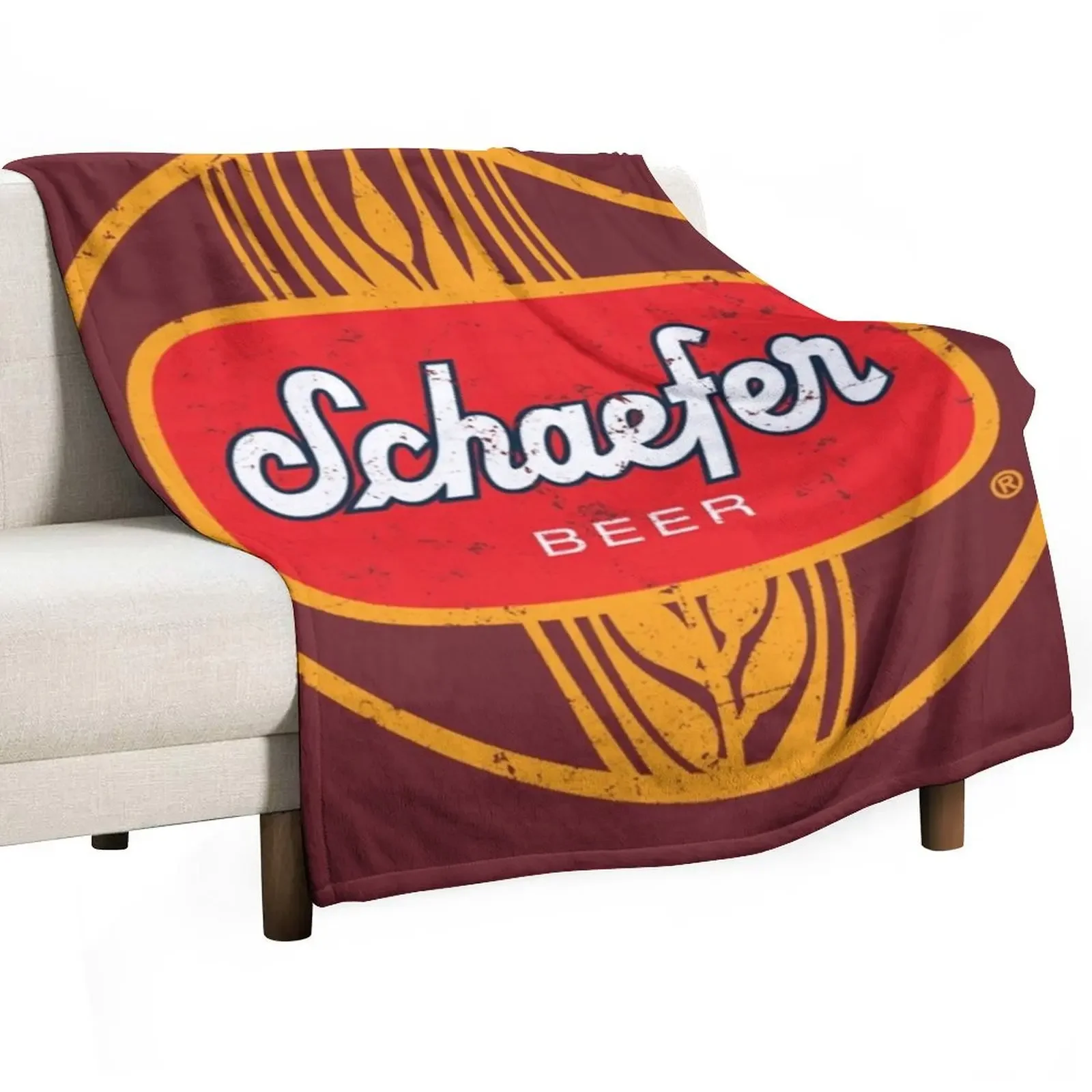 

Schaefer Beer Shirt Throw Blanket Softest Summer Beddings Blankets