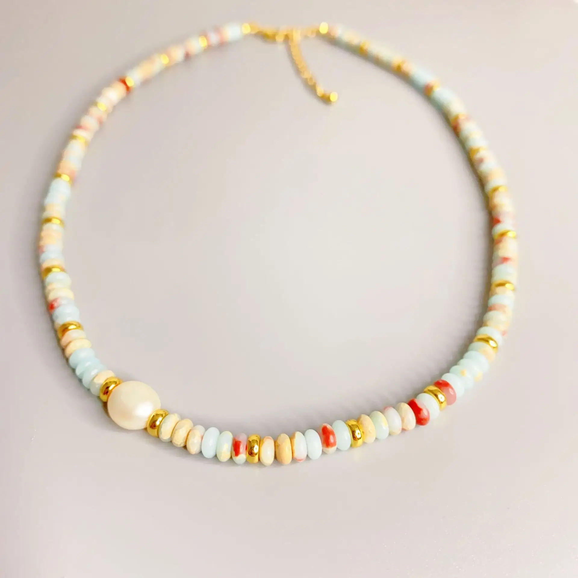 Fashion Retro Cultured Pearls Real Stone Hand-beaded High-end Personalized Necklaces, Bracelets for Women Accessories for Women
