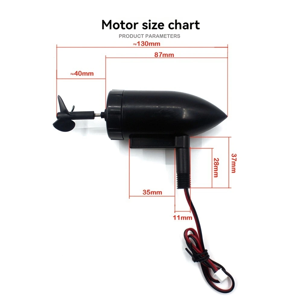 Hélices de Motor subacuáticas para barco de cebo, Kits modificados DIY, accesorios para barco de cebo de pesca, 2011-5