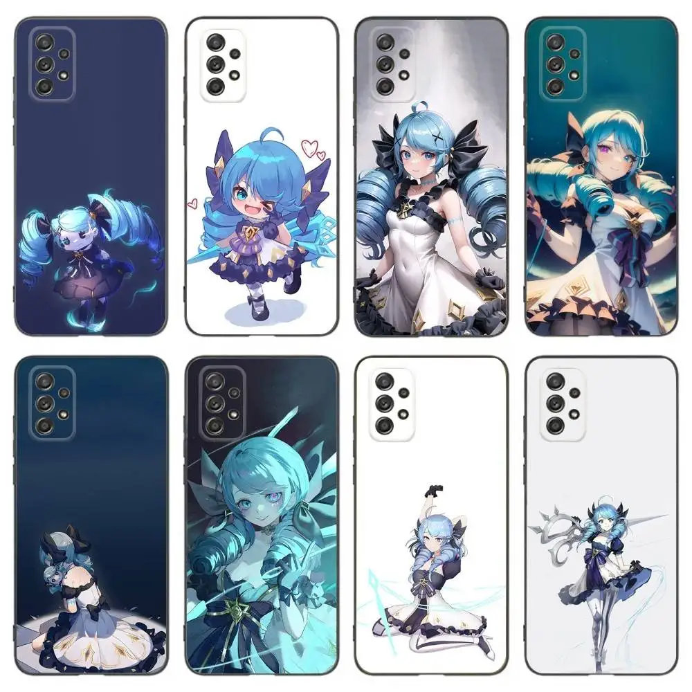 

L-lols G-Gwen Phone Case For Samsung Galaxy A13,A21s,A22,A31,A32,A52,A53,A71,A80,Soft Black Shell