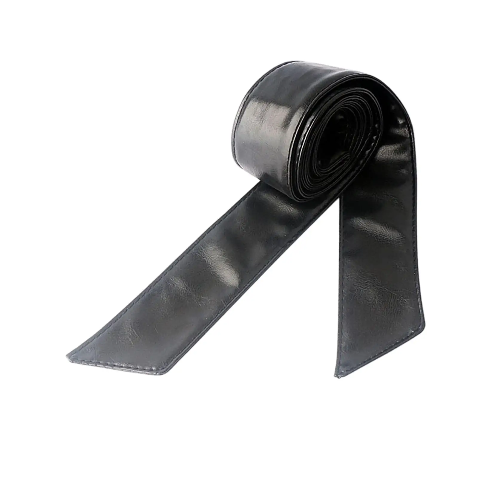 Women PU Leather Overcoat Waist Belt Decorate Accessory Stylish Coat Tie Waistband Casual Practical Obi Belt for Dress Overcoat
