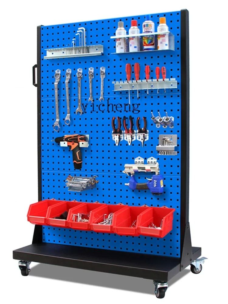 TQH Tool Rack Material Rack Hanging Board Hook Mobile Shelf Hardware Tool Display Rack