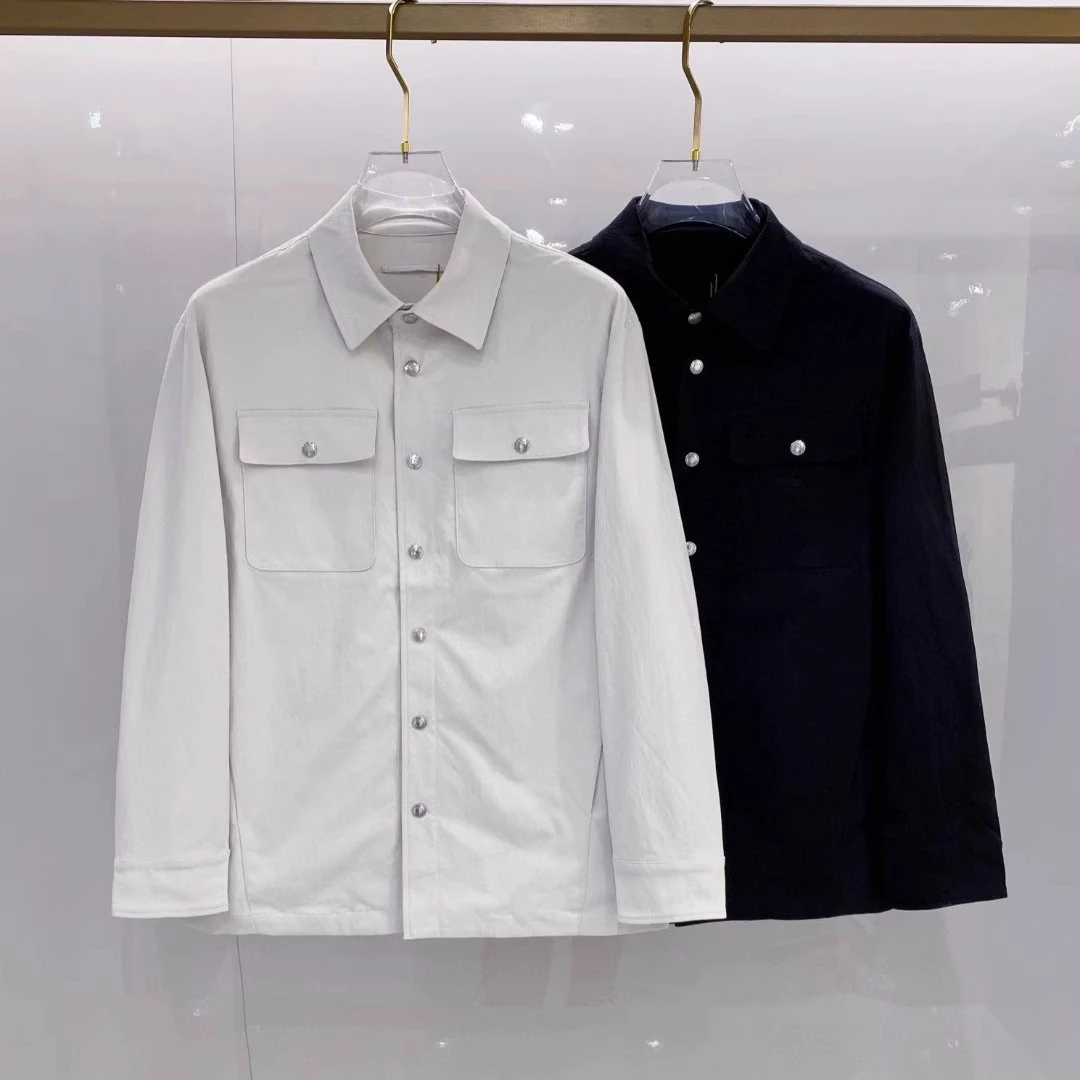 

LP Italy 25SS Versatile Casual Lapel Long Sleeve Solid Color Jacket