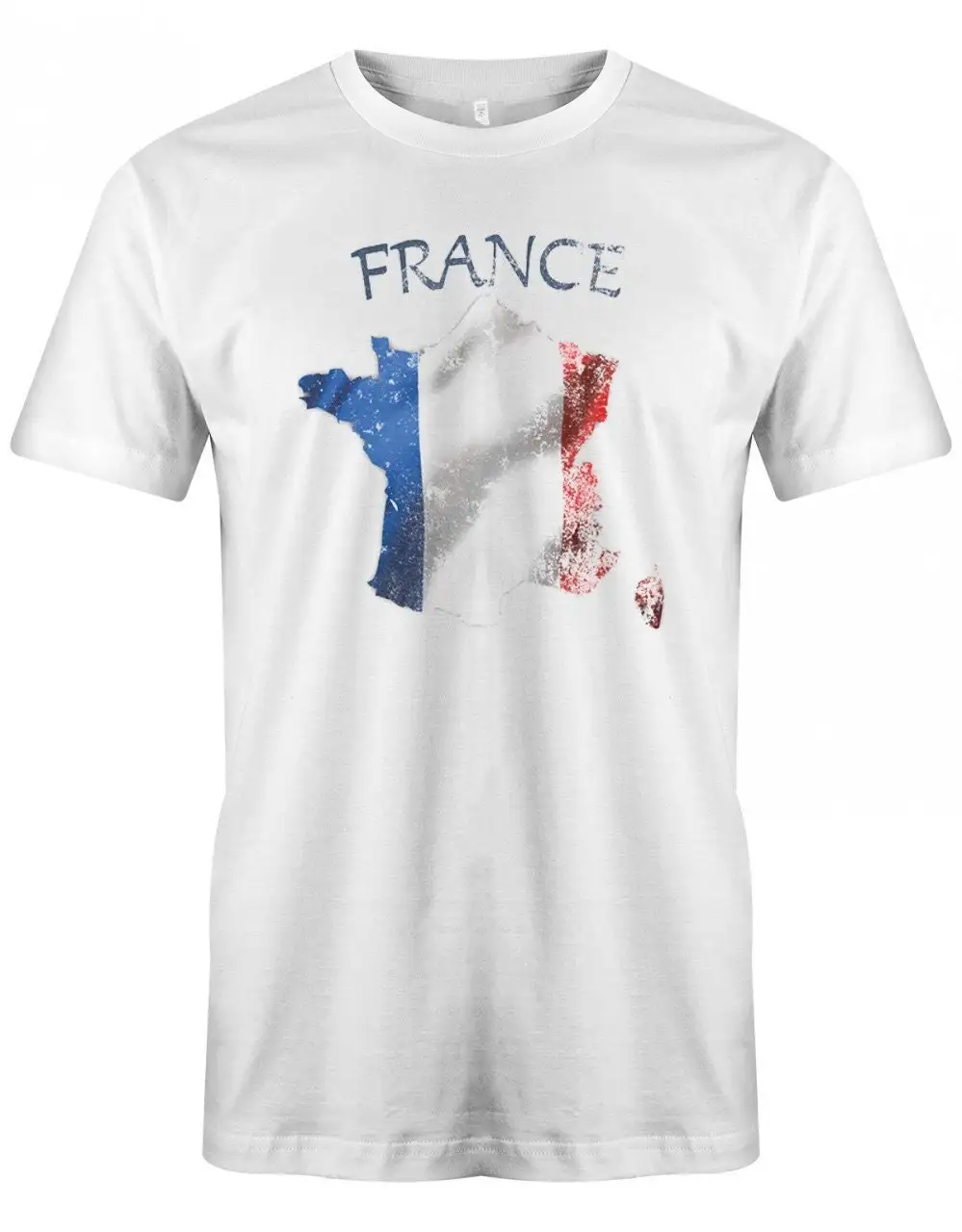 France Vintage Em Wm Fan Frankreich Herren T Shirt