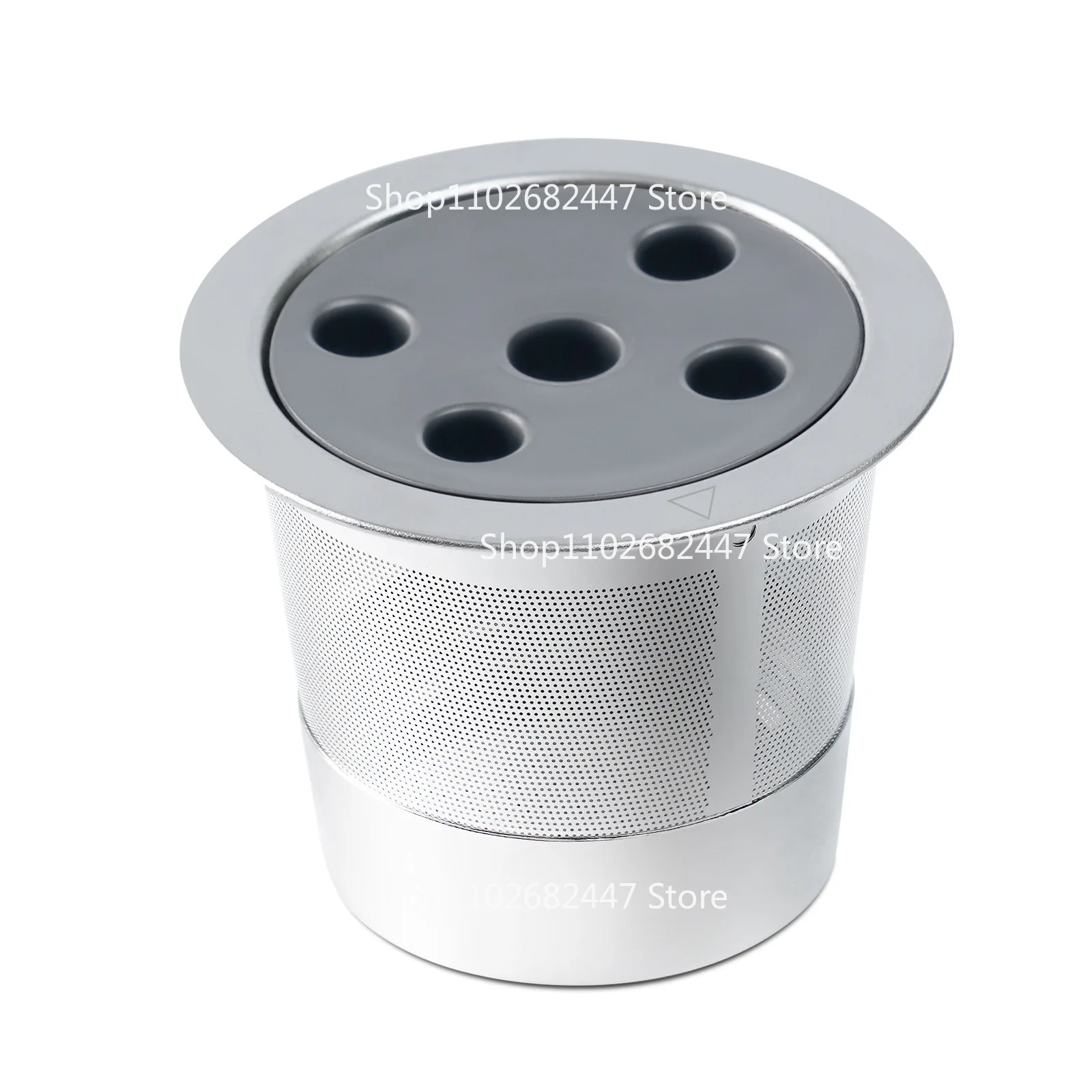 Suitable for ICafilas Compatible Keurig K45 Coffee Machine Reuse K Cup Hardware Single Hole K Cup Coffee Capsules