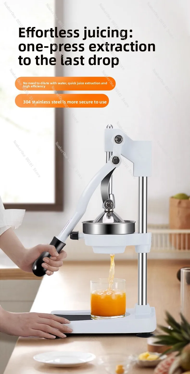 Manual Fruit Press Juicer | Hand Press for Apple, Lemon & Pomegranate
