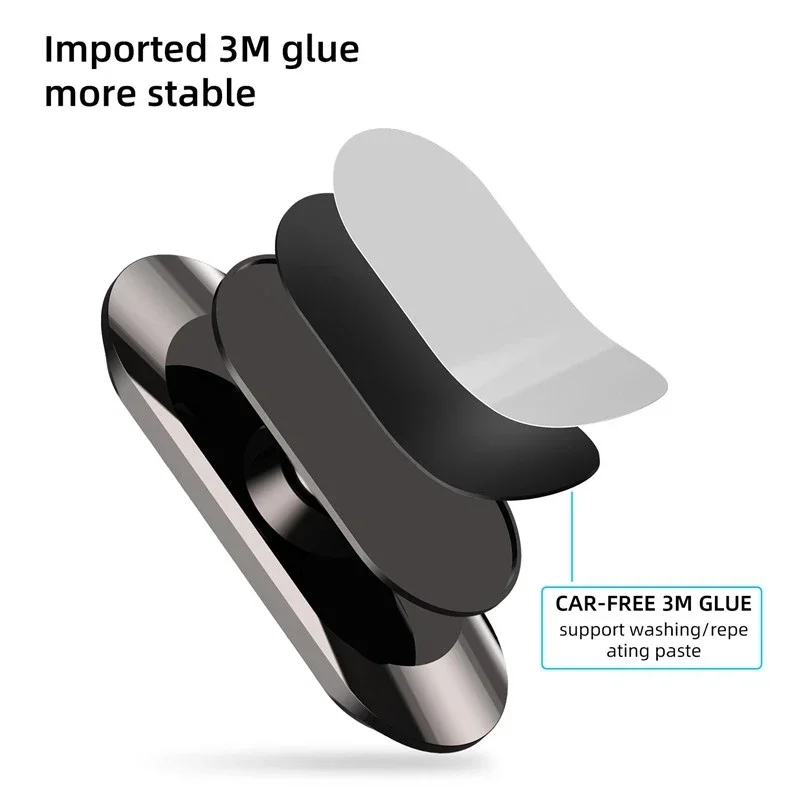 حامل الهاتف المحمول بالشفط المغناطيسي ، الدوران ، حامل معدني شامل ، نوع الشريط ، ملاحة السيارة ، متعددة الوظائف ، مانعة للانزلاق