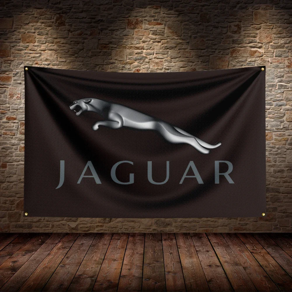 

3x5 FT J-Jaguars Racing Flag Polyester Printed Car Flags for Room Garage Decor