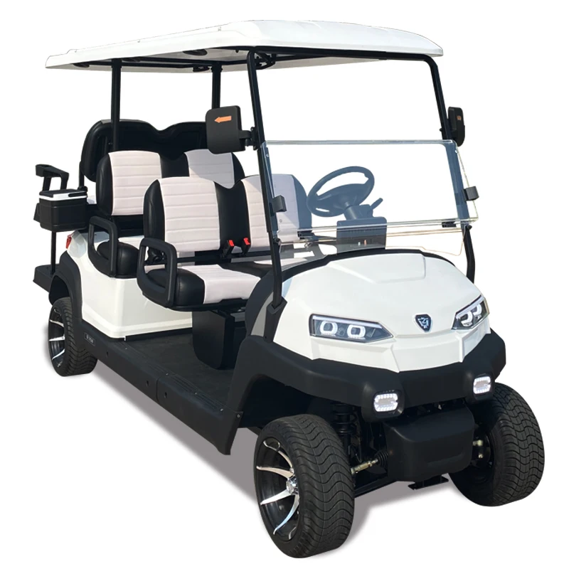 Aluminum Frame Electric Golf Cart with Independent Suspension Professional Dashboard Utility Vehicle for Resort Course Use