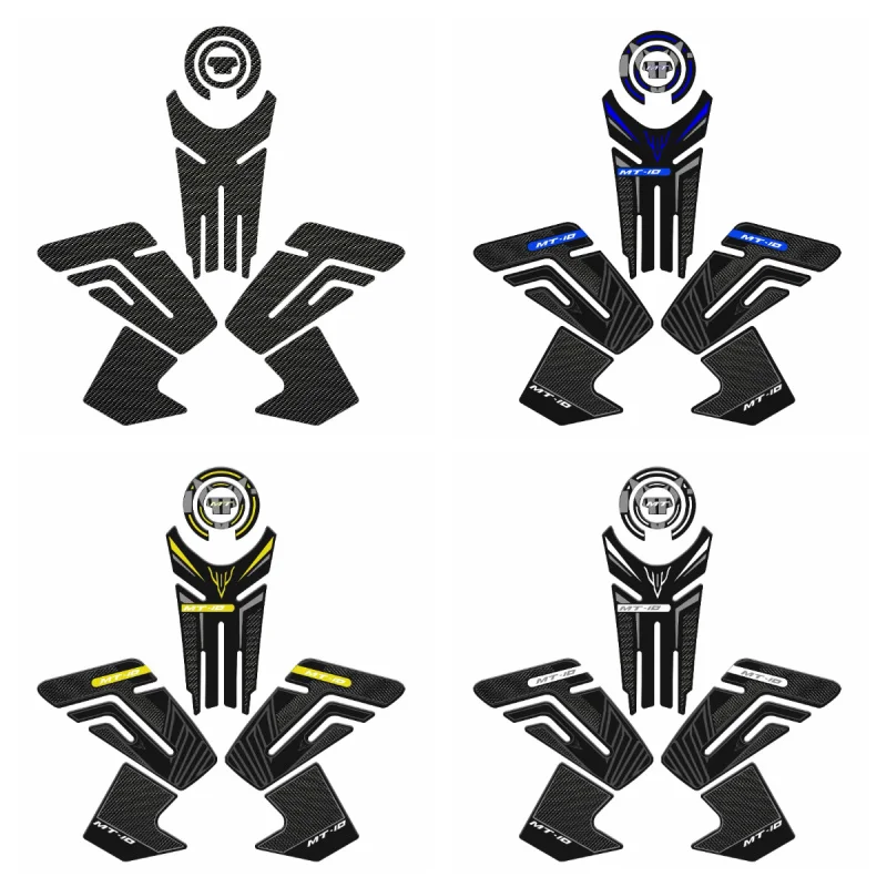 

Motorcycle Stickers Decals Tank Pad Grips Gas Fuel Oil Kit Knee Protector Hyper Naked Bike For MT10 FZ10 FZ MT - 10 SP