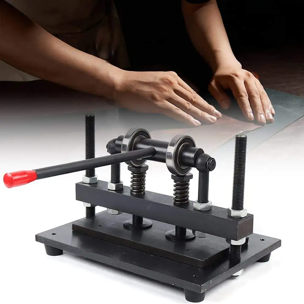 Handmade Cutter Die Pressing Clicker Tool on Leather and Table Tennis Rubber Steel Die Cutting Press Machine