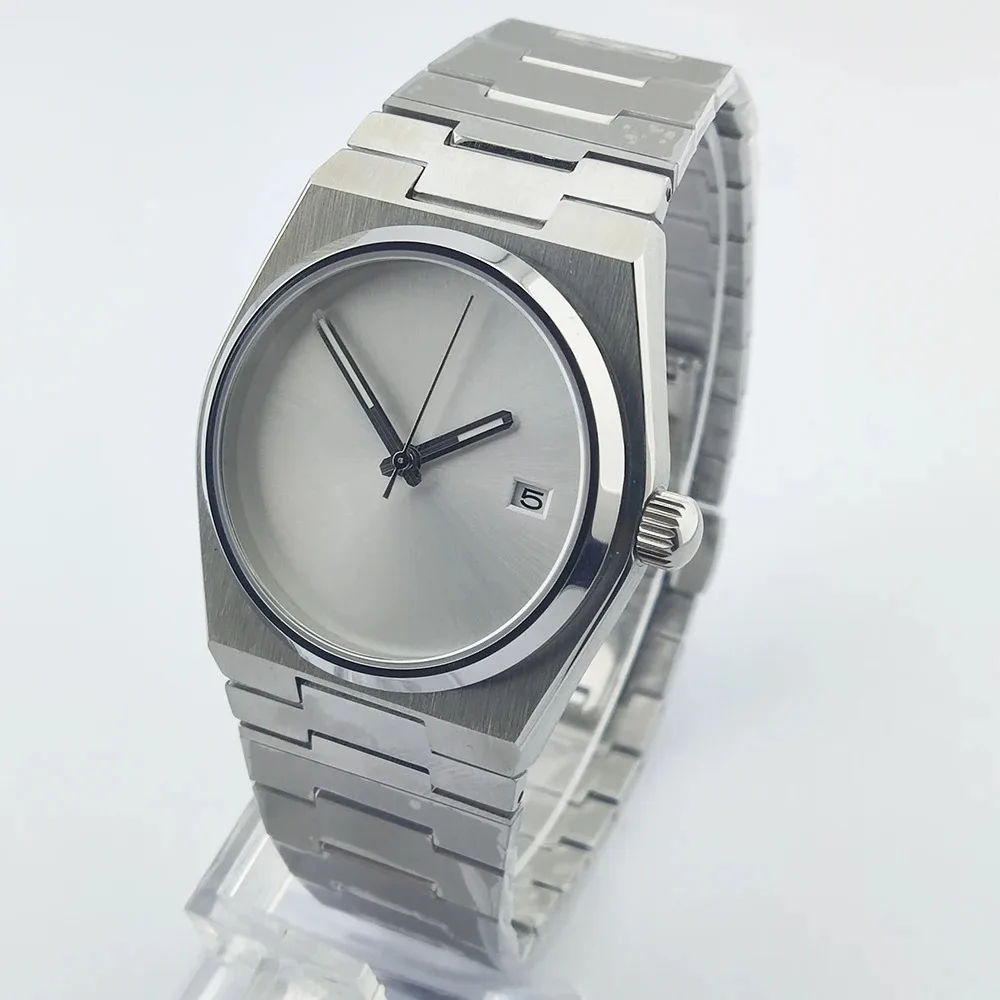 

НОВЫЕ мужские часы 40 мм с сапфировым стеклом, механические спортивные часы, водонепроницаемые модные аксессуары